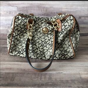 Tommy Hilfiger Canvas Monogram Printed Purse